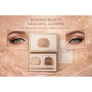 Blessed Beauty – “Graceful Glimpse” (For Green Eyes) Eyeshadow Palette Set